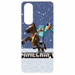 Чохол для Oppo Reno 4 Pro Зимовий Майнкрафт - PrintSalon