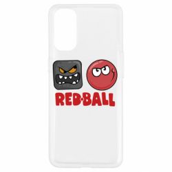 Чохол для Oppo Reno 4Red ball 4 - PrintSalon