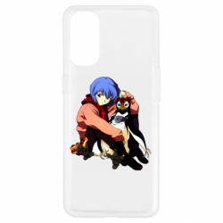 Чехол для Oppo Reno 4 Rei Ayanami and Pen Pen - PrintSalon