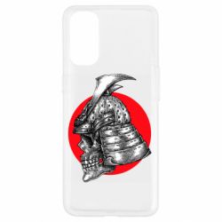 Чехол для Oppo Reno 4 Samurai skull - PrintSalon