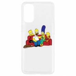 Чехол для Oppo Reno 4 Simpsons At Home - PrintSalon