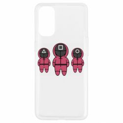 Чохол для Oppo Reno 4Солдати гра в Кальмара - PrintSalon