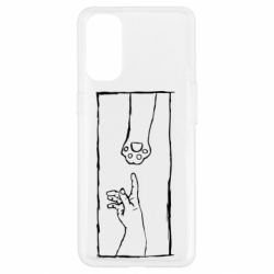 Чехол для Oppo Reno 4 Сreation meow - PrintSalon