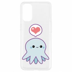 Чехол для Oppo Reno 4 Sweet Octopus - PrintSalon