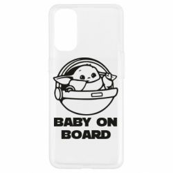Чехол для Oppo Reno 4 Вaby on board - PrintSalon