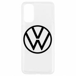 Чехол для Oppo Reno 4 Volkswagen new logo - PrintSalon
