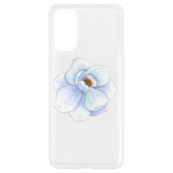 Чехол для Oppo Reno 4 Watercolor flower - PrintSalon