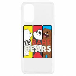 Чехол для Oppo Reno 4 We bare bears collage - PrintSalon