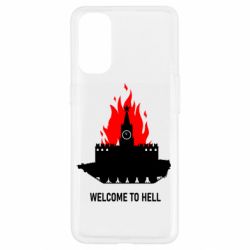 Чехол для Oppo Reno 4 Welcome to Hell - PrintSalon