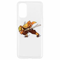 Чехол для Oppo Reno 4 Zenitsu Demon Slayer - PrintSalon