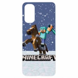 Чохол для Oppo Reno 4Зимовий Майнкрафт - PrintSalon