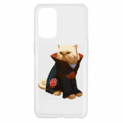 Чехол для Oppo Reno 5 4G Akatsuki angry cat - PrintSalon