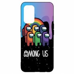 Чехол для Oppo Reno 5 4G Among Us art paints - PrintSalon