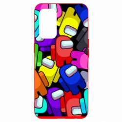 Чехол для Oppo Reno 5 4G Among us multicolored - PrintSalon