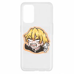 Чехол для Oppo Reno 5 4G Angry Zenitsu Agatsuma - PrintSalon