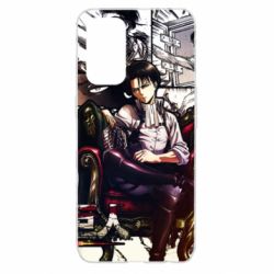 Чохол для Oppo Reno 5 4G Attack on Titan Кapral Levi - PrintSalon