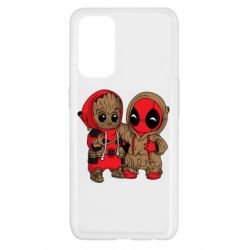 Чехол для Oppo Reno 5 4G Baby Groot And Deadpool - PrintSalon