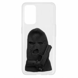 Чехол для Oppo Reno 5 4G Балаклава с пистолетом - PrintSalon