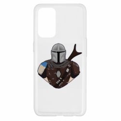 Чехол для Oppo Reno 5 4G Bust of Mandalorian - PrintSalon