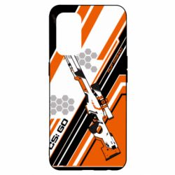Чохол для Oppo Reno 5 4G CS: GO AWP Asiimov Skin - PrintSalon