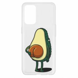 Чехол для Oppo Reno 5 4G Funny avocado - PrintSalon