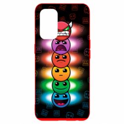 Чохол для Oppo Reno 5 4G Geometry Dash Levels - PrintSalon