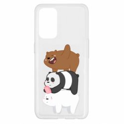 Чехол для Oppo Reno 5 4G Гризли Панда и Белый - PrintSalon