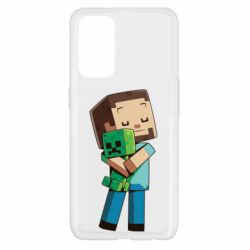 Чохол для Oppo Reno 5 4G Heroes from Minecraft - PrintSalon