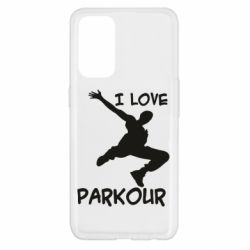 Чехол для Oppo Reno 5 4G I love parkour - PrintSalon