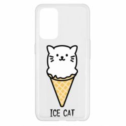 Чехол для Oppo Reno 5 4G Ice Cat - PrintSalon