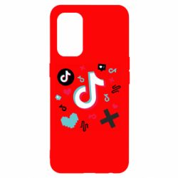 Чехол для Oppo Reno 5 4G Icons TIK TOK - PrintSalon