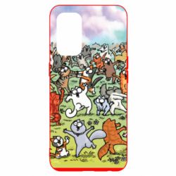Чохол для Oppo Reno 5 4G Коти танцюють - PrintSalon