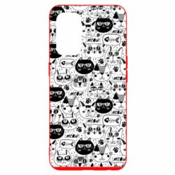 Чохол для Oppo Reno 5 4G Коти патерн - PrintSalon