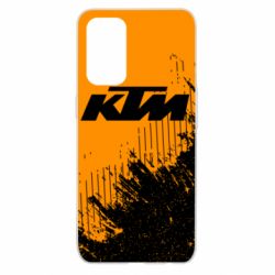 Чехол для Oppo Reno 5 4G KTM and grunge background - PrintSalon