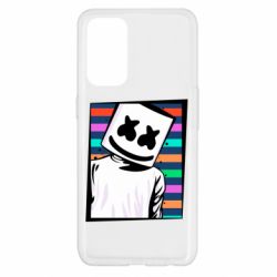 Чехол для Oppo Reno 5 4G Marshmello Colorful Portrait - PrintSalon