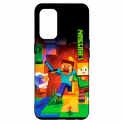 Чехол для Oppo Reno 5 4G Майнкрафт - PrintSalon