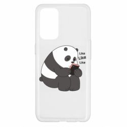 Чехол для Oppo Reno 5 4G Панда лайк - PrintSalon
