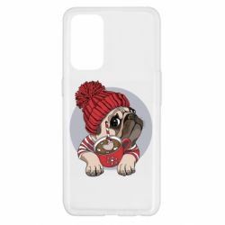 Чехол для Oppo Reno 5 4G Pug And Coffee - PrintSalon