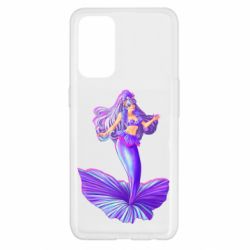 Чехол для Oppo Reno 5 4G Purple Mermaid Barbie - PrintSalon