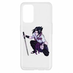 Чехол для Oppo Reno 5 4G Sasuke with katana - PrintSalon