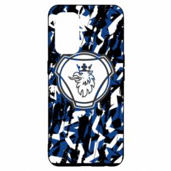 Чохол для Oppo Reno 5 4G Scania logo and grunge - PrintSalon