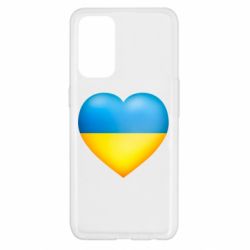 Чехол для Oppo Reno 5 4G Серце патріота - PrintSalon