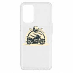 Чехол для Oppo Reno 5 4G Skull and Bike - PrintSalon