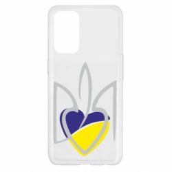 Чехол для Oppo Reno 5 4G Ukrainian heart - PrintSalon
