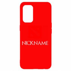Чехол для Oppo Reno 5 4G Your nickname Dota2 - PrintSalon