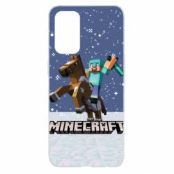 Чохол для Oppo Reno 5 4G Зимовий Майнкрафт - PrintSalon