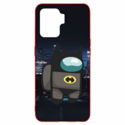 Чехол для Oppo Reno 5 Lite Among Us - Batman in the city