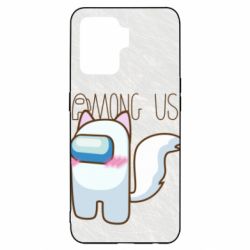 Чохол для Oppo Reno 5 Lite Among us cute cat - PrintSalon