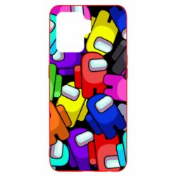 Чехол для Oppo Reno 5 Lite Among us multicolored - PrintSalon