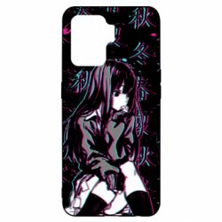 Чохол для Oppo Reno 5 Lite Anime Girl Glitch - PrintSalon